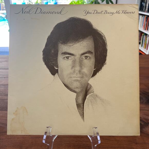 Neil Diamond You Don't Bring Me Flowers Vinyl LP 1978 Columbia 35625 - Picture 2 of 10